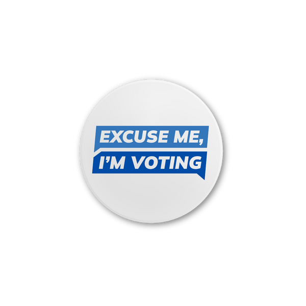 Excuse Me, I’m Voting Sticker