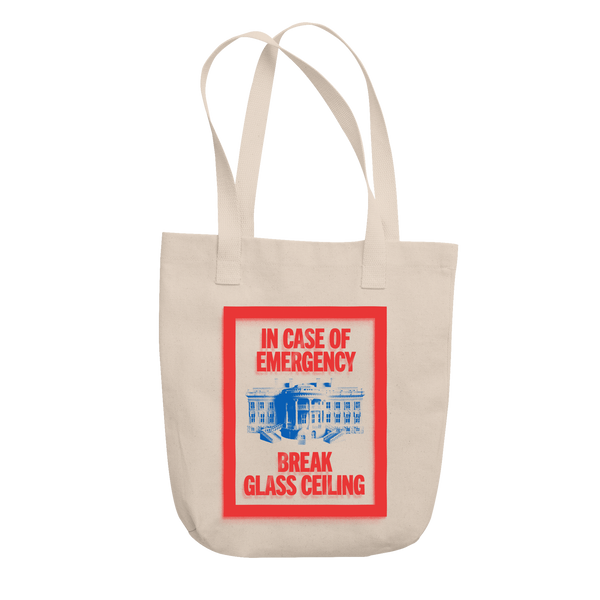 In Case of Emergency, Break Glass Ceiling Tote