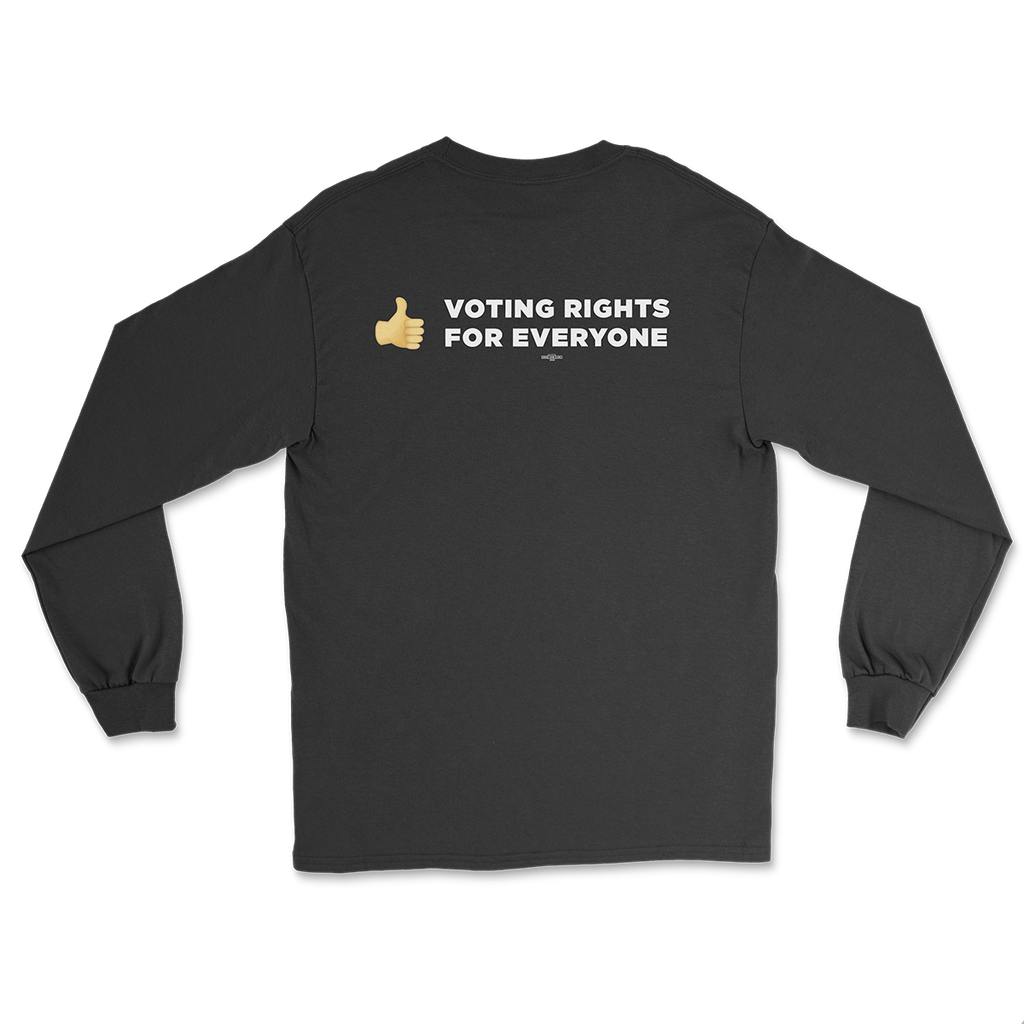 Thumbs Up Voting Rights Long Sleeve T-Shirt
